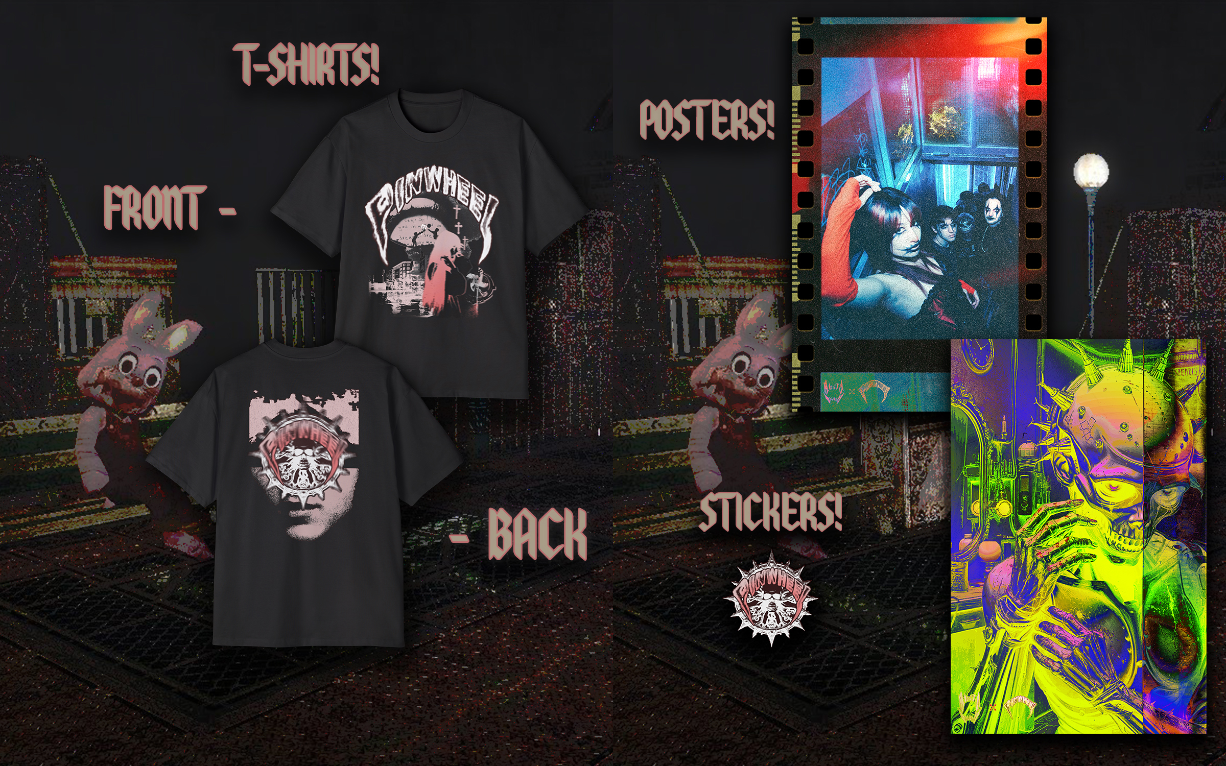 Official PINWHEEL Merch - Shirts, hoodies, posters, etc